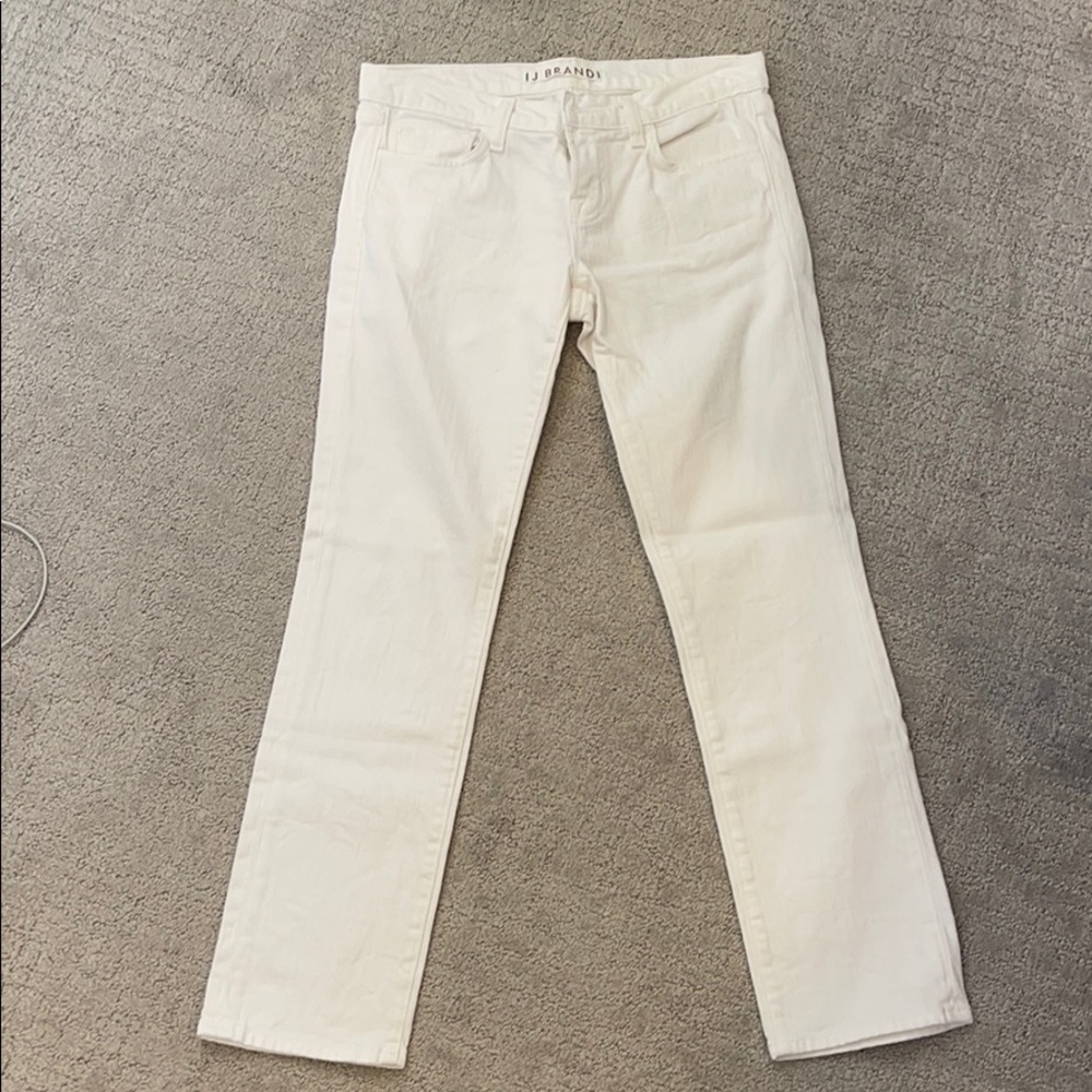 J Brand Excellent condition cropped white jeans